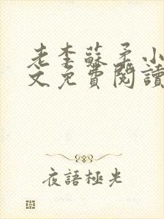 老李苏柔小说全文免费阅读