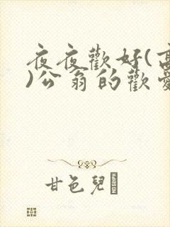 夜夜欢好(高h)公翁的欢爱