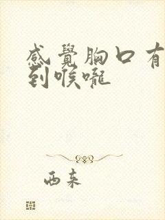 感觉胸口有气堵到喉咙