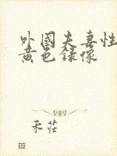 外国夫妻性生活黄色录像封面