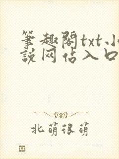 笔趣阁txt小说网站入口封面