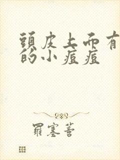 头皮上面有红色的小痘痘