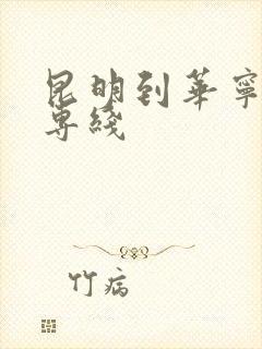 昆明到华宁物流专线