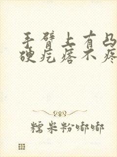 手臂上有凸起的硬疙瘩不疼不痒