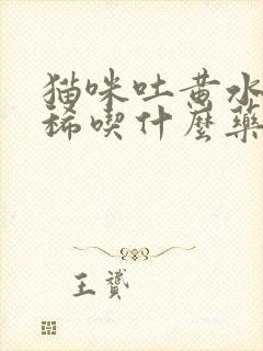 猫咪吐黄水还拉稀吃什么药封面