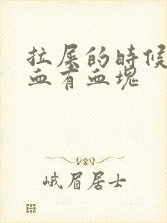 拉屎的时候拉出血有血块