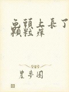 龟头上长了个红颗粒痒