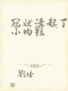 冠状沟起了一些小肉粒