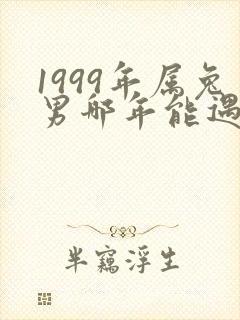 1999年属兔男哪年能遇到正缘