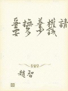 争抚养权请律师要多少钱