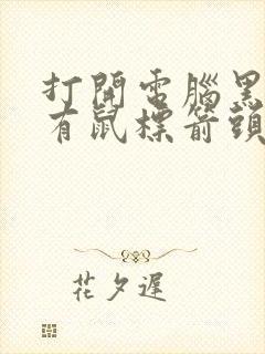 打开电脑黑屏只有鼠标箭头