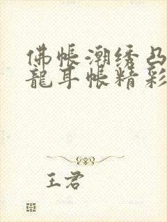 佛帐潮绣凸浮双龙耳帐精彩片段