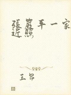 张严平一家三口近照