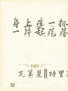 身上痒一抓就红一片起疙瘩