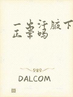 一出汗腋下就湿正常吗封面