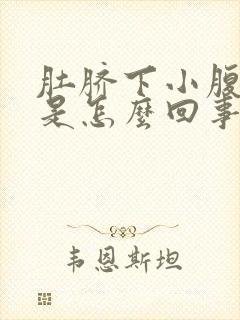 肚脐下小腹胀痛是怎么回事