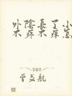 外阴长了小疙瘩不疼不痒怎么回事