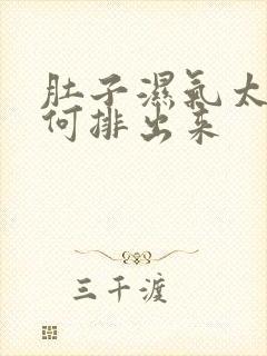 肚子湿气太重如何排出来封面