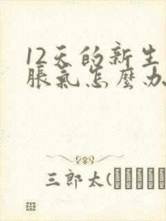 12天的新生儿胀气怎么办