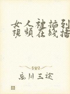 女人被插到高潮视频在线播放