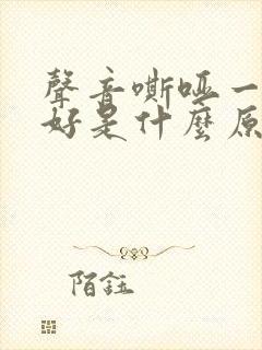 声音嘶哑一直不好是什么原因