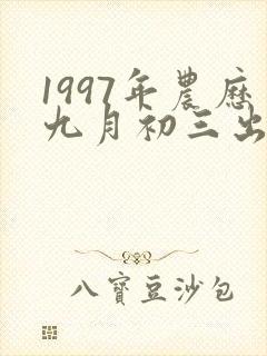 1997年农历九月初三出生的女孩命运如何