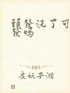 头发洗了可以染发吗