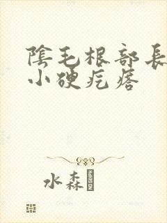 阴毛根部长了个小硬疙瘩