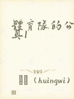 体育队的公用玩具1