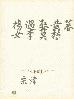 杨过娶黄蓉小龙女李莫愁