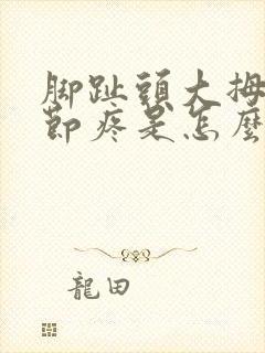 脚趾头大拇指关节疼是怎么回事儿封面