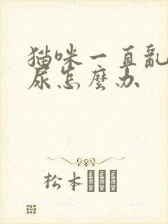 猫咪一直乱拉乱尿怎么办