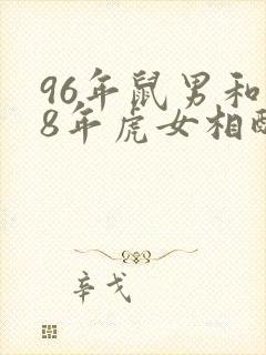 96年鼠男和98年虎女相配婚姻如何封面