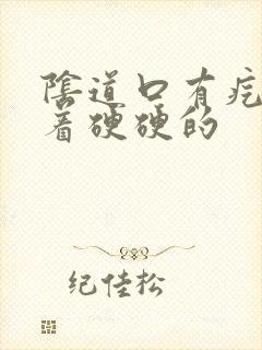 阴道口有疙瘩摸着硬硬的封面