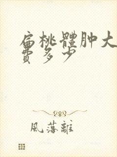 扁桃体肿大手术费多少