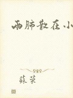 两肺散在小结节