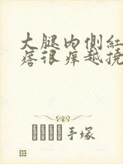 大腿内侧红色疙瘩很痒越挠越多