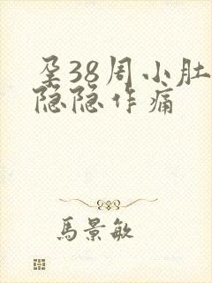 孕38周小肚子隐隐作痛封面