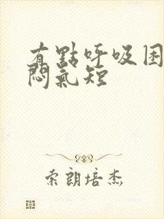 有点呼吸困难胸闷气短