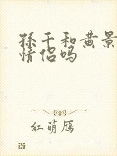 孙千和黄景瑜是情侣吗