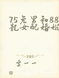 75兔男和88龙女配婚姻好不好封面