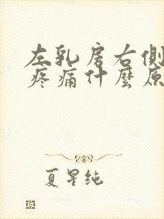 左乳房右侧按压疼痛什么原因