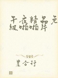 午夜精品免费一级啪啪片