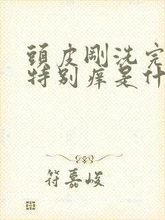 头皮刚洗完头就特别痒是什么原因