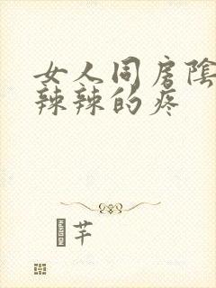 女人同房阴道火辣辣的疼