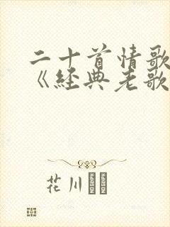 二十首情歌对唱《经典老歌》