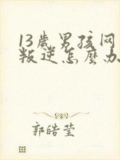 13岁男孩网瘾叛逆怎么办