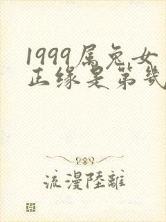1999属兔女正缘是第几段