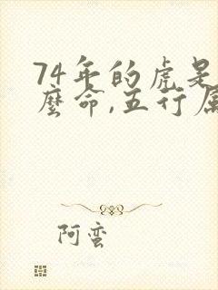 74年的虎是什么命,五行属性