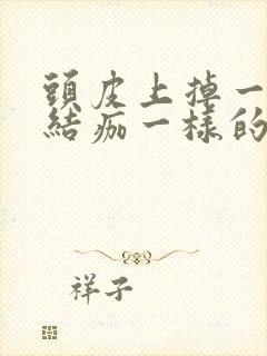 头皮上掉一大块结痂一样的头皮屑